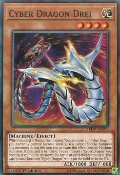Cyber Drago Drei Card Front