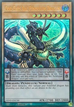 Odd-Eyes Arc Pendulum Dragon Card Front
