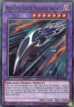 Red-Eyes Black Dragon Sword Card Front