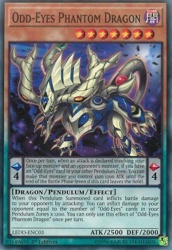 Drago Fantasma Occhi Diversi Card Front