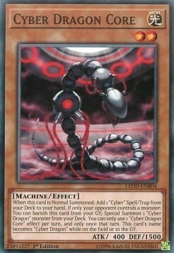 Cyber Dragon Core Card Front