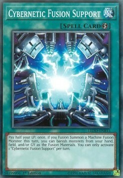 Cybernetic Fusion Support Card Front