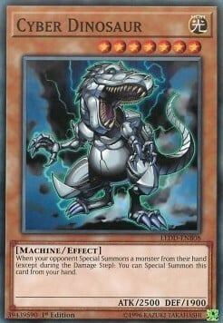 Cyber Dinosauro Card Front