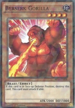 Gorilla Berserk Card Front