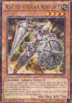 Ancient Gear Knight Card Front