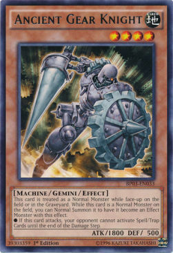 Ancient Gear Knight Card Front