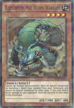 Aztekipede il Verme Guerriero Card Front