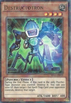 Destructotron Card Front