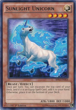 Sunlight Unicorn Card Front