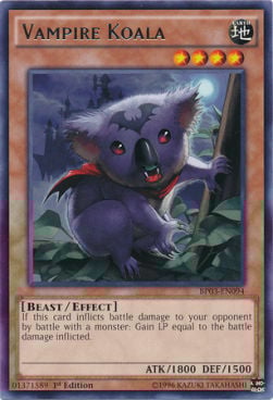 Vampiric Koala Card Front