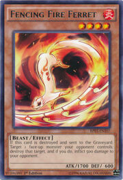Fencing Fire Ferret · Rare 107
