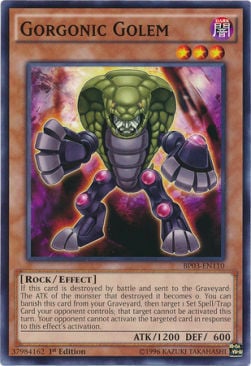 Golem Gorgonico Card Front