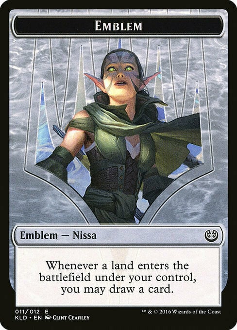 Nissa, Vital Force Emblem Card Front