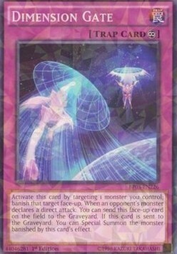 Dimension Gate Card Front