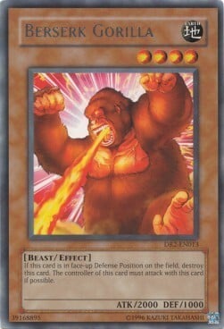 Gorilla Berserk Card Front