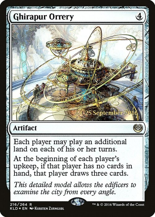 Ghirapur Orrery Card Front