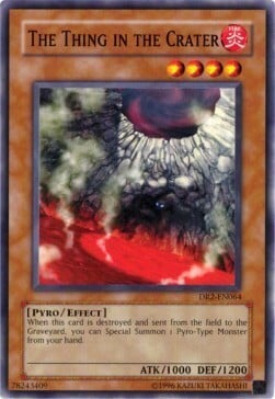 The Thing in the Crater Card Front