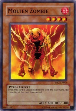 Molten Zombie Card Front