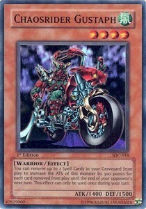 Chaosrider Gustaph Card Front