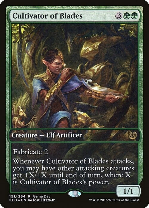 Cultivator of Blades Card Front