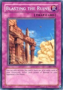Blasting the Ruins Card Front