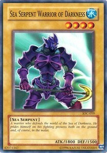 Sea Serpent Warrior of Darkness Card Front
