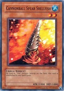 Cannonball Spear Shellfish Card Front