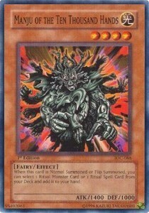 Manju of the Ten Thousand Hands Card Front