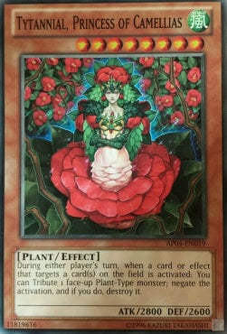 Tytannial, Princess of Camellias Card Front