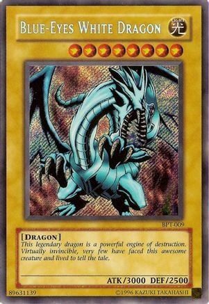 Blue-Eyes White Dragon Card Front