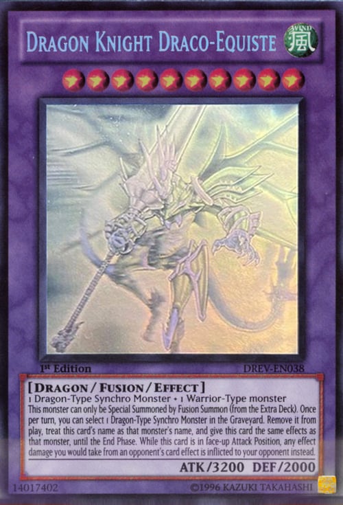 Dragon Knight Draco-Equiste Card Front