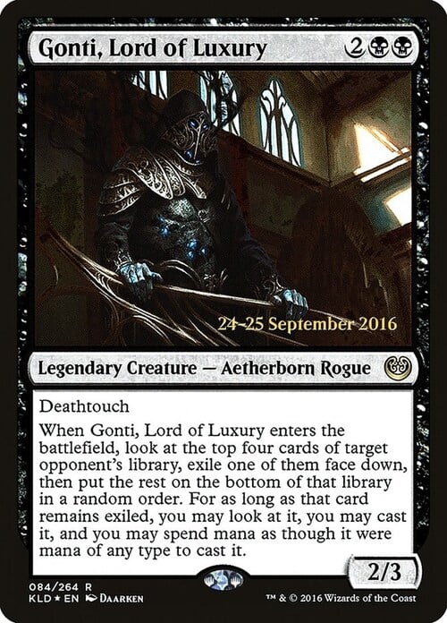Gonti, Lord of Luxury Card Front