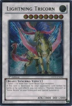 Lightning Tricorn Card Front