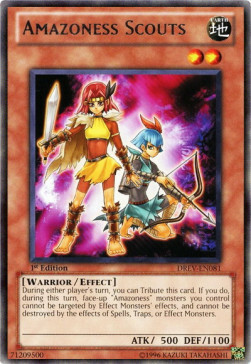 Amazoness Scouts Card Front