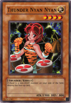 Thunder Nyan Nyan Card Front