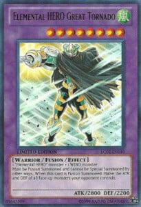 Elemental HERO Great Tornado Card Front