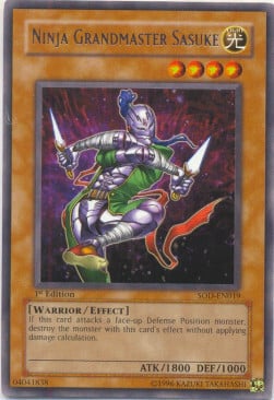 Ninja Grandmaster Sasuke Card Front