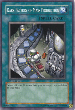 Dark Factory of Mass Production Card Front