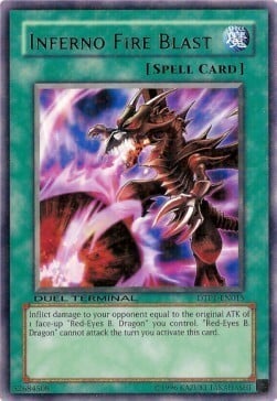 Inferno Fire Blast Card Front