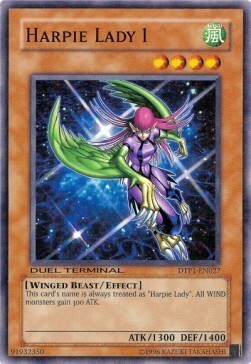 Harpie Lady 1 Card Front