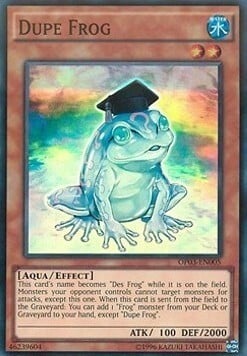 Dupe Frog Card Front