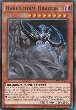 Darkstorm Dragon Card Front