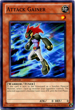Attack Gainer Card Front