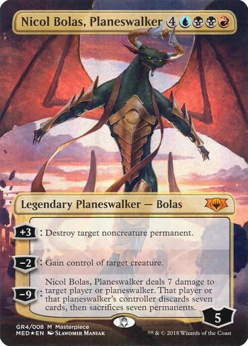 Nicol Bolas, Planeswalker Card Front