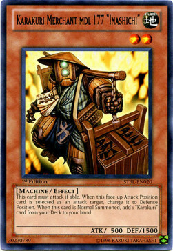 Karakuri Merchant mdl 177 "Inashichi" Card Front