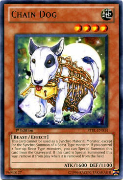 Chain Dog Card Front