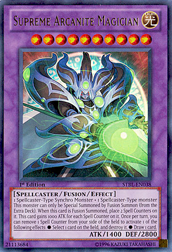 Supreme Arcanite Magician Card Front