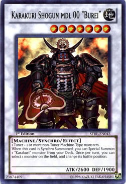 Karakuri Shogun mdl 00 "Burei" Card Front