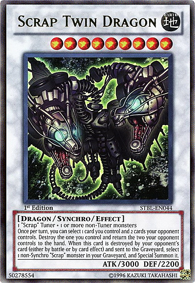 Scrap Twin Dragon Card Front