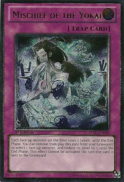 Mischief of the Yokai Card Front